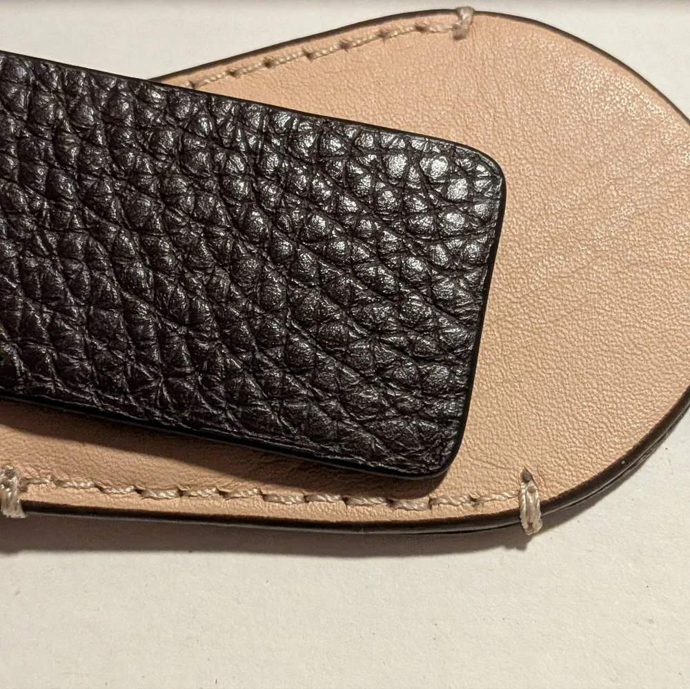 Coach Brown Pebbled ‎ Leather Hangtag